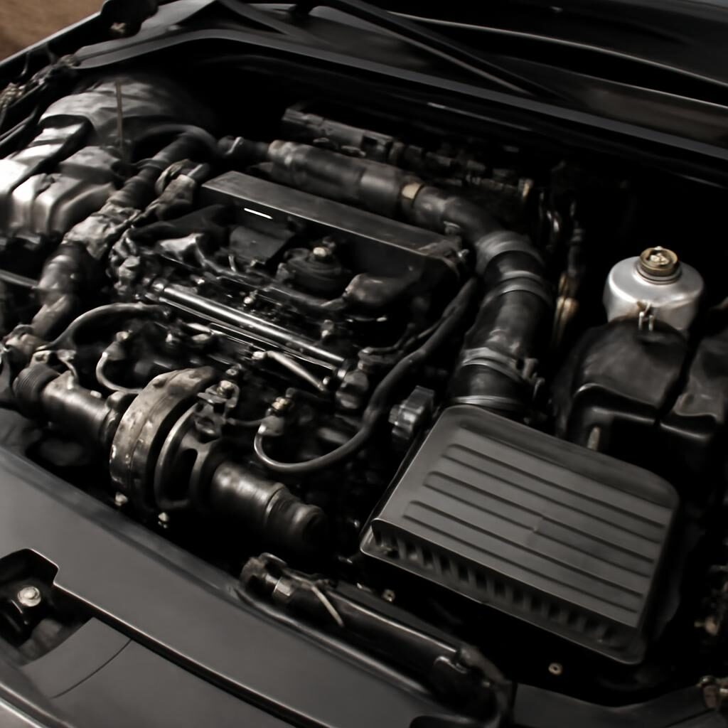 Moteur diesel propre après utilisation du produit nettoyant