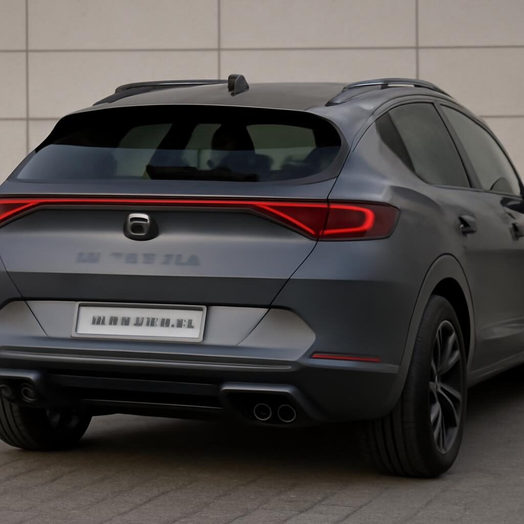 Cupra Formentor arriere : feux et echappement sportif