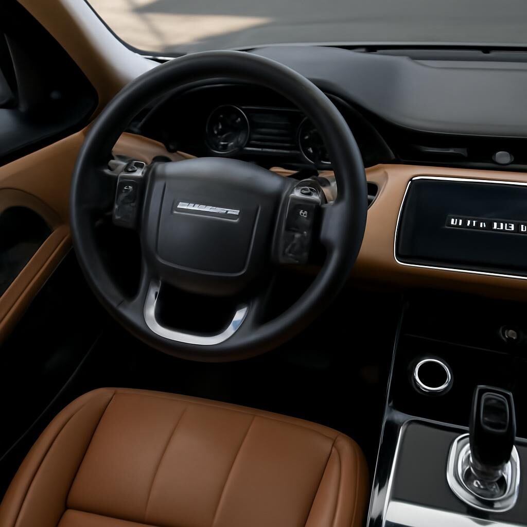 Tableau de bord premium du Range Rover Evoque