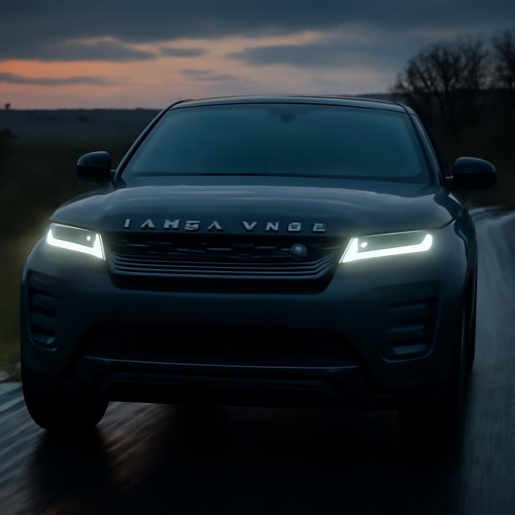 Range Rover Evoque SUV premium en situation routière