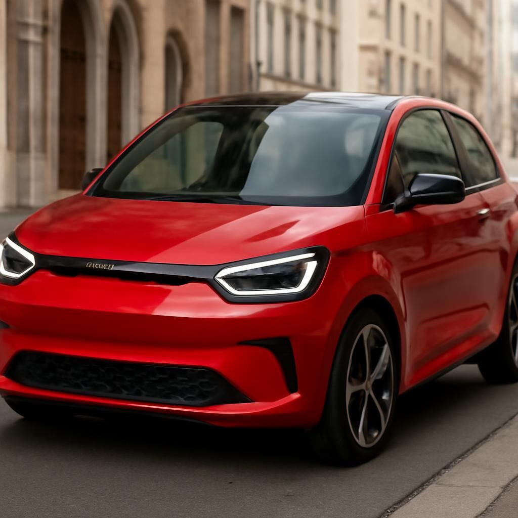 Kia Picanto 2026 citadine — vue avant dynamique et couleur vive