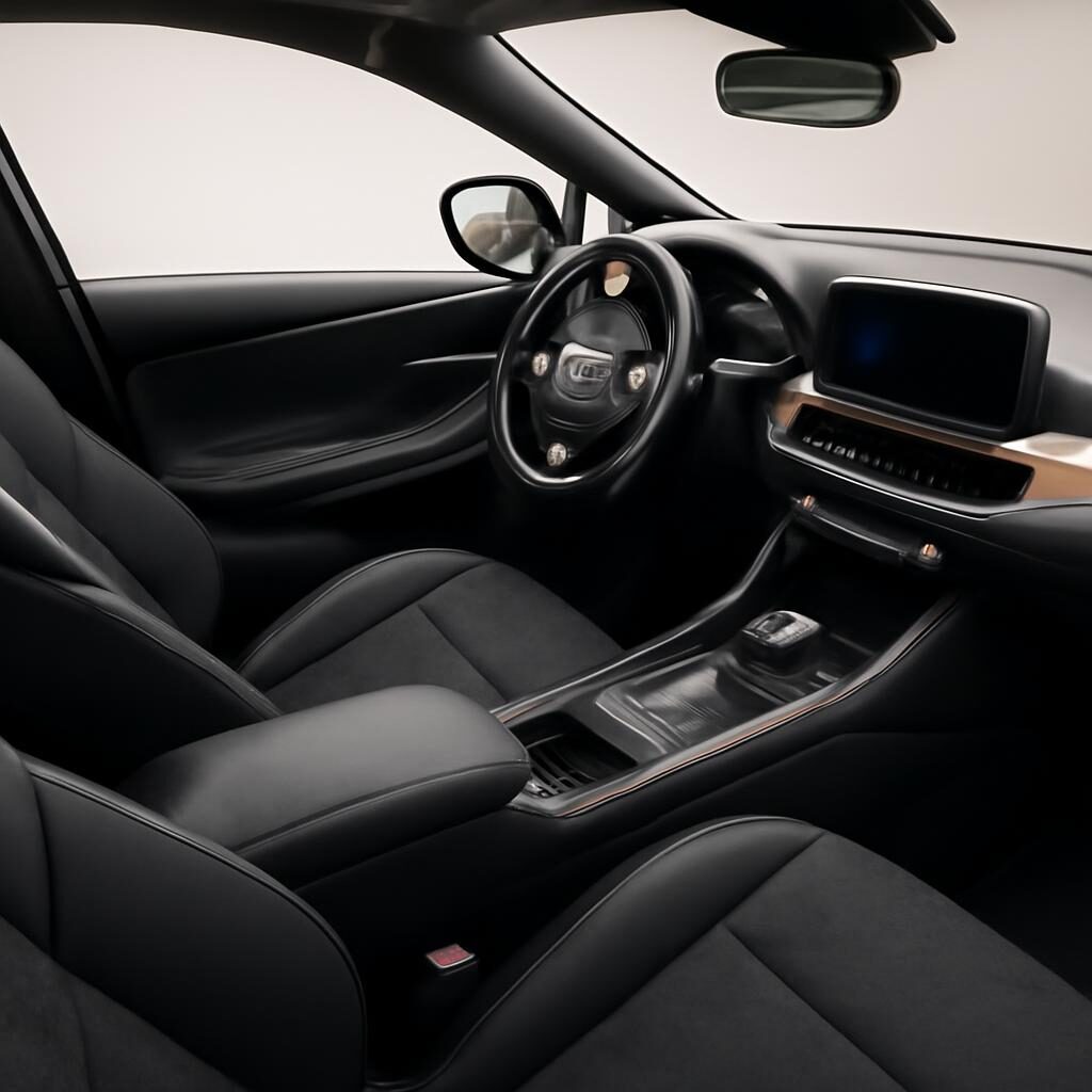 Intérieur Lexus CT 200h — cockpit et finition Alcantara