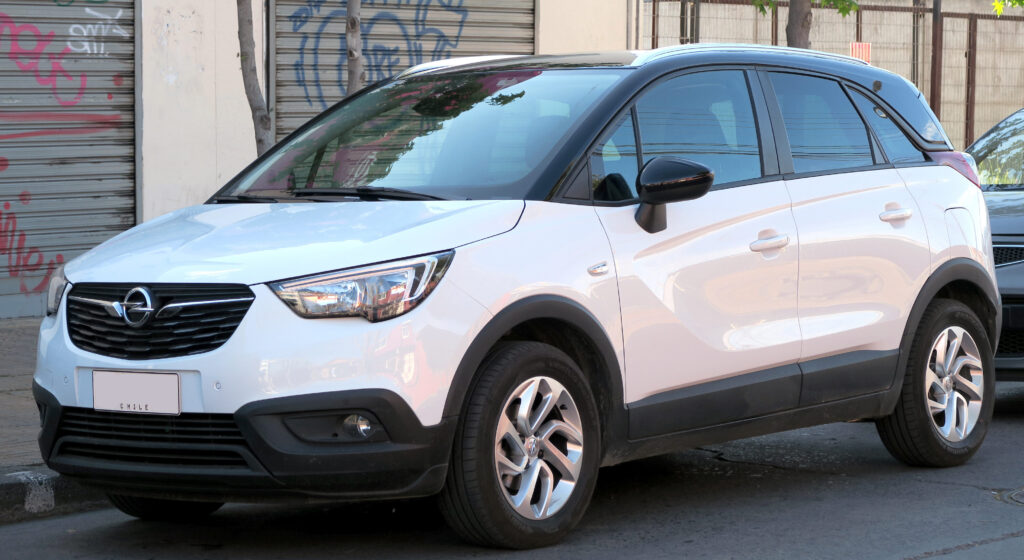 Opel Crossland extérieur 2021 — vue avant trois quarts