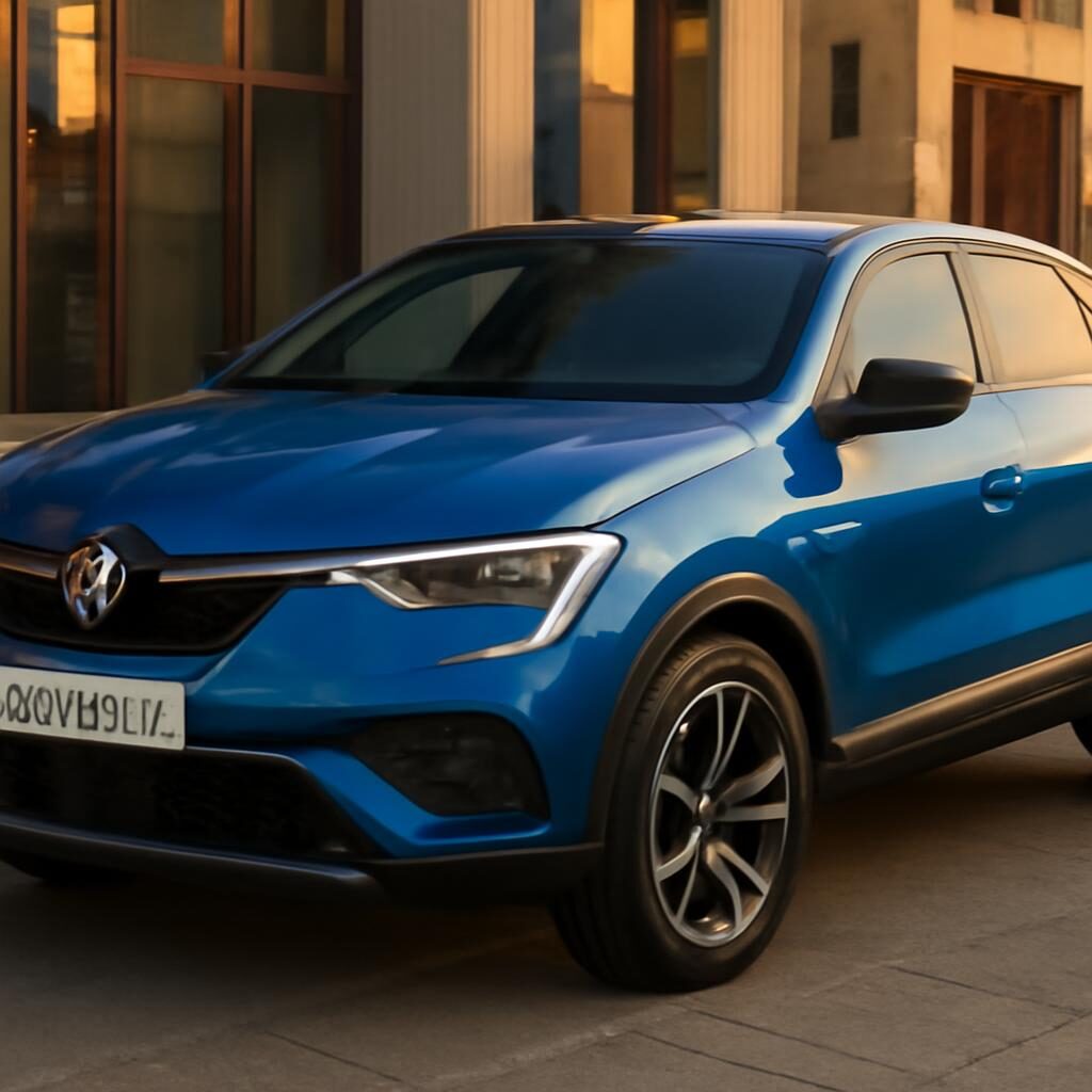 arkana hybride Renault E-Tech en zone urbaine