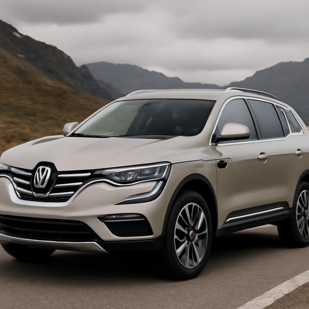 Renault Koleos 2.0 dCi SUV sur route de montagne