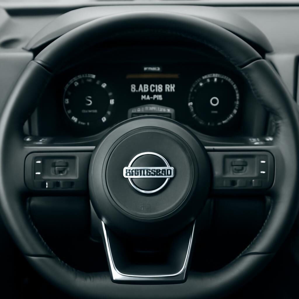 Intérieur Nissan Qashqai volant et compteurs numériques